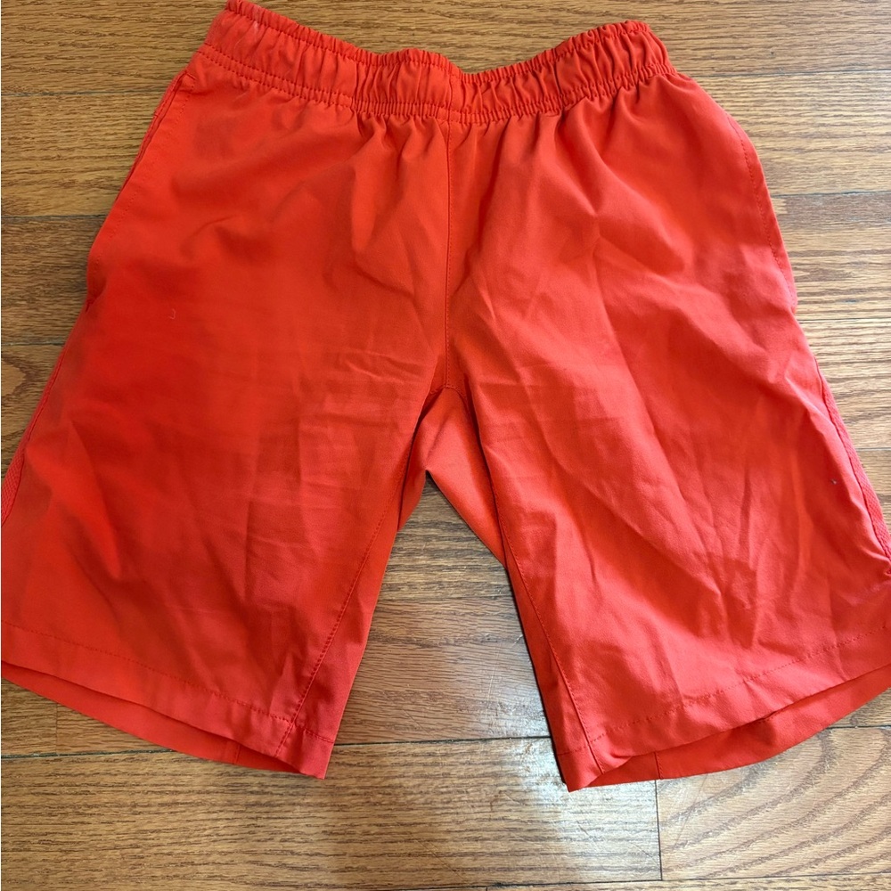 ZYIA Red Casual Shorts Lightweight Elastic Waistband
